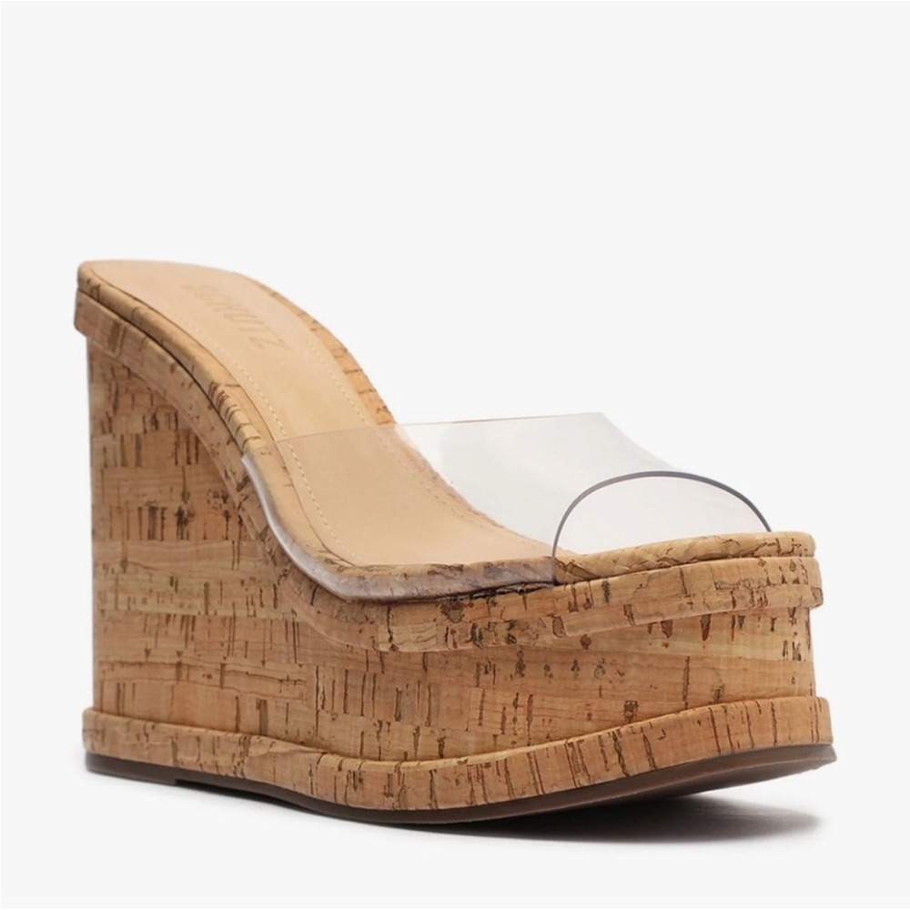 Brand New Schutz Platfrom Cork Wedge Sandals